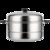 28/30CM优质不锈钢2层3层磁炉通用锅具带蒸笼蒸屉火锅煲汤锅蒸锅(NOKA-21165-30CM 默认)第5张高清大图