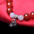 梦克拉Mkela 红玛瑙手链s925银铃铛钥匙锁 火红 玉髓半宝石手串女本命年时尚第2张高清大图