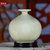 现代简约德化陶瓷复古摆件欧式花瓶家居客厅装饰品大号花瓶瓷器(12cm黄结晶)第5张高清大图