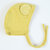 牛奶朋友春秋款男女儿童宝宝帽可爱大耳朵卡通胎儿帽婴儿帽(黄色 均码3-12个月（46-48CM）)第2张高清大图
