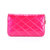 Svale诗薇儿  女士牛皮时尚菱格短款手机钱包 女式零钱包(14-GM91678T桃红色)第2张高清大图