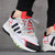 Adidas阿迪达斯男女鞋三叶草NITE JOGGER反光条气垫跑步鞋EH1293(白色 44)第6张高清大图