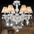 欧式水晶吊灯现代简约客厅灯卧室水晶灯罩创意餐厅灯具B888(不带灯罩 6头)第2张高清大图