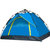 狼行者3-4人户外全自动帐篷蓝色 户外防水野营帐篷休闲帐篷第4张高清大图