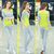 莉菲姿 春季新款女装韩版潮休闲运动服套装显瘦圆领卫衣长裤两件套(荧光绿 XXL)第2张高清大图