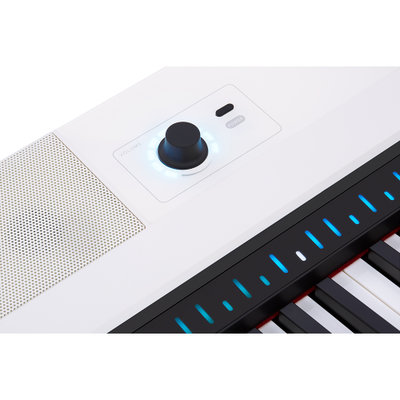 The ONE TON 88键力度感应逐级配重 标准钢琴琴键 智能钢琴 配X琴架 优雅白