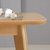 美天乐 北欧实木餐桌椅小户型现代简约饭桌子组合长方形橡木餐台6人家用(原木色 单独餐椅)第5张高清大图