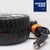 车载充气泵汽车轮胎打气筒气泵车用12v电动便携式应急轮胎充气泵(黑色)第3张高清大图