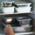 家事问屋日本进口不锈钢带盖沥水保鲜盒家用冰箱收纳盒厨房备菜盒(保鲜盒小号-0.8L 默认版本)第5张高清大图