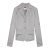 女带调节袖袢西装外套 111321053014(浅灰色 XL)第3张高清大图