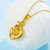 CNUTI粤通国际珠宝 黄金吊坠 3D硬金新款月兔吊坠 约2.52克第2张高清大图