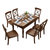 美姿蓝 餐桌 美式实木餐桌 餐桌椅组合 美式餐厅家具 餐厅桌椅套装(白色 单桌)第5张高清大图