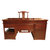 红木家具1.7米红木书桌椅实木办公桌大班台非洲酸枝木第2张高清大图
