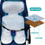 婴儿推车雨罩 脚套 棉垫等儿童专用推车通用雨罩 脚套安全环保材质配件(透明雨罩)第5张高清大图