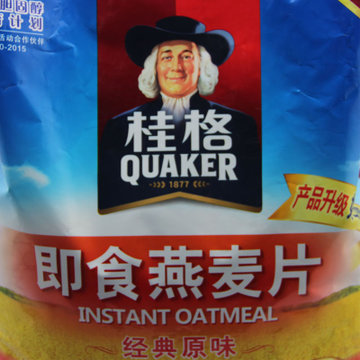 桂格Quaker即食燕麦片超值装 1478g 营养早餐谷物 即冲即食
