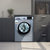西门子（SIEMENS）WD12G4681W 家用全自动 洗烘一体 变频滚筒洗衣机(银色 8公斤)第4张高清大图