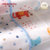 小米米minimoto婴儿纱布口巾方巾喂奶巾洗脸巾2条装(红色 小象+圆点)第4张高清大图