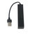 川宇（kawau）   H212  排插式一拖四USB 2.0集线器 USB  HUB 分线器(黑)第2张高清大图