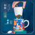 国风陶瓷办公杯 一鹿平安创意马克杯水杯带盖过滤杯三件套礼品(蓝色款)第3张高清大图
