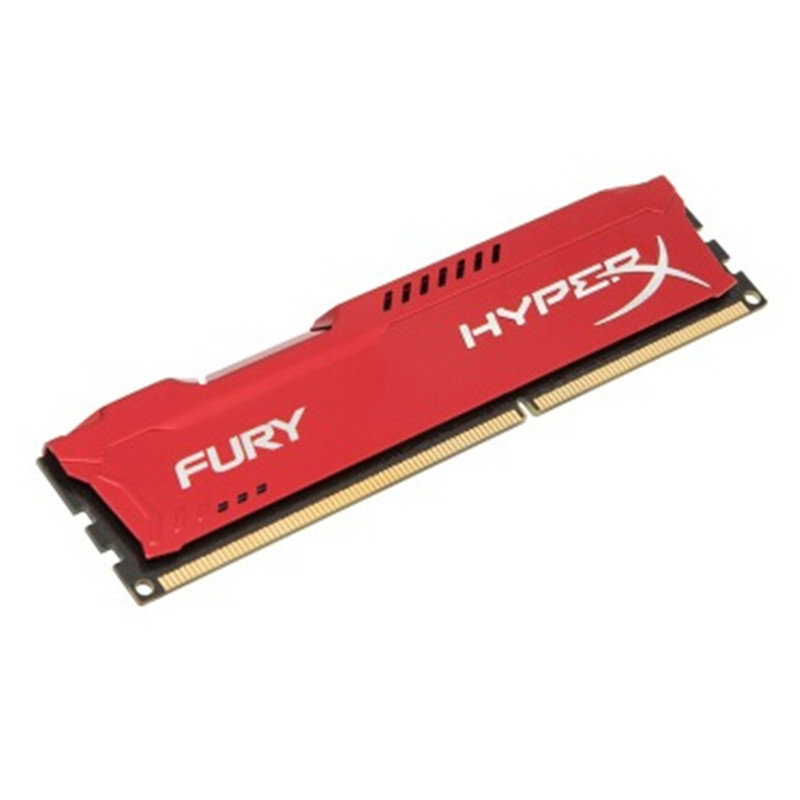 骇客神条 fury系列 ddr3 1600 8gb台式机内存条(hx316c10fr/8)红色