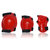 狂神龟壳形加厚轮滑护具户外极限运动护具(红色)第2张高清大图