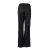 鸿星尔克  女子休闲时尚运动梭织长裤 G 14132015(正黑 3XL)第2张高清大图
