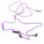Machtrans 微信 线控耳机 耳塞 特工设计 线控iPhone 音量调节(紫色 1.1)第2张高清大图