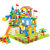 糖米儿童大颗粒积木玩具242粒城堡礼盒装1036 国美超市甄选第4张高清大图