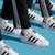 adidas阿迪达斯低帮男鞋经典板鞋金标三叶草小白鞋贝壳头休闲鞋子EG4958(白色 40)第5张高清大图