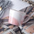 水杯马克杯水杯杯子创意咖啡杯办公室马克杯描金带勺北欧礼盒装生日礼物大容量办公(粉红色Mr-金边- 配金色勺子)第2张高清大图