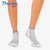 THORLO 美国高端运动袜 XCCU款专业缓震透湿男女通用款跑步袜 一双(浅灰色 袜码9号/36-38码)第3张高清大图