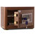 威伦司(WLS) FDX-A/D26SW 电子密码锁 单开门 保险箱 褐黄金色第3张高清大图