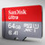 闪迪(Sandisk) SDSQUNC-64G-ZN3MN存储卡 C10 A1至尊高速移动版 读速98MB/s APP运行更流畅 TF（MicroSD）第3张高清大图