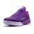 艾弗森新款低帮篮球鞋防滑橡胶底网布织物透气轻质缓震球鞋学生实战战靴(紫色 39)第4张高清大图