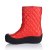 2013春季新款毅雅貉子毛装饰平跟厚底保暖雪地靴YY026(红色 40)第5张高清大图