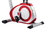 艾威BC7810磁控健身车 家用动感脚踏单车 室内锻炼健身器材 立式健身车(红色 椭圆机)第4张高清大图