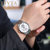 飞亚达(FIYTA)手表远洋系列时尚休闲自动机械男表 钢带白盘GA867001.WWW(GA867001.WWW 钢带)第3张高清大图