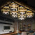 汉斯威诺 现代简约led水晶灯 客厅灯长方形 卧室餐厅书房吸顶灯具HS501020(双头双层48w吊线款 其他)第2张高清大图