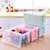 西派珂透明塑料手提保鲜盒 厨房家用水果海鲜密封保鲜盒(蓝色盒体 单个装)第2张高清大图