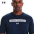 安德玛男款套头圆领运动短袖T恤216L深蓝色 国美甄选第4张高清大图