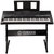 YAMAHA 雅马哈 PSR-E463电子琴 61键舞台键盘+赠品大礼包 453升级款(黑色 专业演奏)第5张高清大图