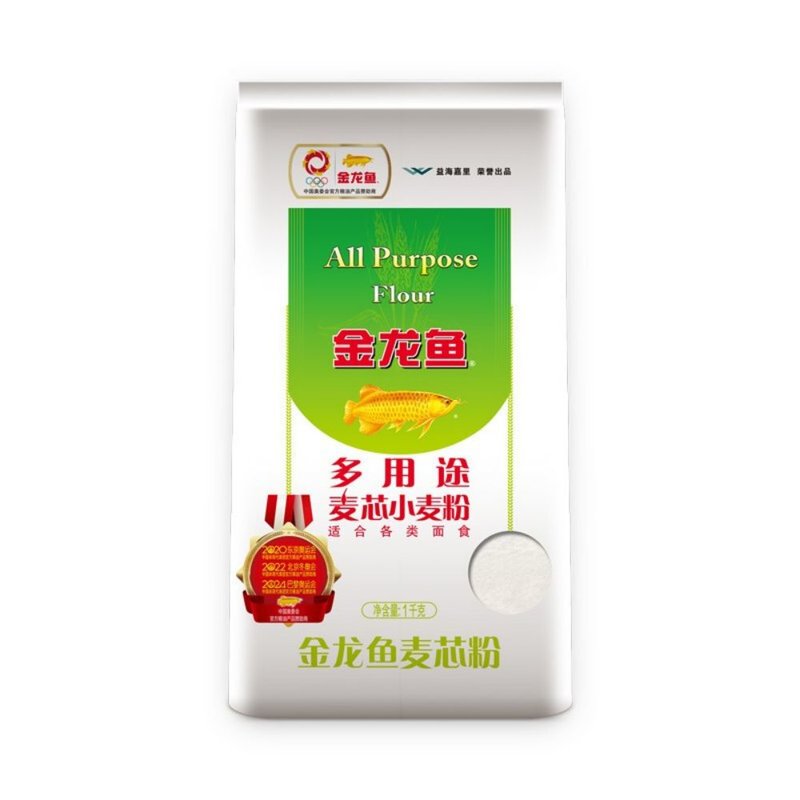 金龙鱼面粉多用途麦芯小麦粉1kg多用途麦芯小麦粉