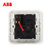 ABB开关插座面板德静系列白色86型16A一开三孔带开关空调插座AJ228第4张高清大图