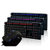 黑爵机械战士 背光键鼠套装 CF LOL电脑游戏键盘usb发光有线键盘鼠标套装(机械战士键盘+Q7黑色鼠标)第2张高清大图
