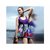 三奇13009连体裙式泳衣（紫色）（女式/XXXXL）第3张高清大图