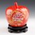 景德镇陶瓷器 中国红苹果花瓶 新房装饰品现代时尚家居工艺品摆件第2张高清大图