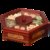 干果盒实木质收纳盒中式分格带盖创意客厅瓜子零食果盘糖果坚果盒(浅绿色)第5张高清大图