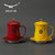 Auratic国瓷永丰源 吉祥如意陶瓷茶杯陶瓷带盖办公杯套装(满堂红)第2张高清大图