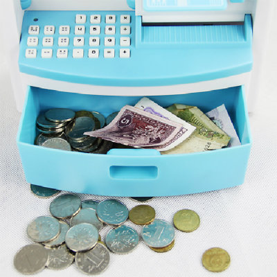 【可爱超大号atm存钱罐存取款机 中文智能语音