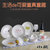 2升砂锅+4个米饭碗+4根勺子+1个8英寸菜盘子碟子餐具套装青花瓷陶瓷器喝汤碗家用韩式第5张高清大图